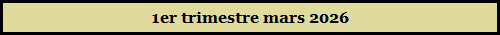 1er trimestre mars 2026